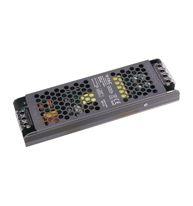 200W / 12V DC strømforsyning til LED-strips - 16.5A, IP20, Slim design