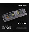 200W / 12V DC strømforsyning til LED-strips - 16.5A, IP20, Slim design