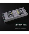 360W / 12V DC Slim strømforsyning - 30A, IP20, til LED-strips