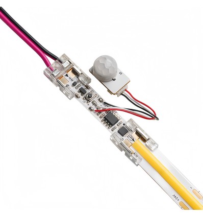 PIR Sensor til LED strip - 12V (60W), 24V (120W), med skrukobling