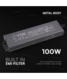 100W / 12V DC strømforsyning - 8.3A, IP67 vanntett