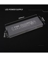 150W / 12V DC strømforsyning - 12.5A, IP67 vanntett