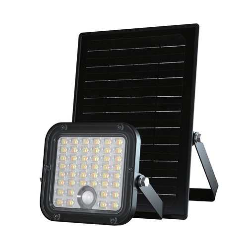 30W Solara CCT LED-flomlys med solcelle - IP65, fjernkontroll