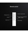 V-Tac 40W LED taklampe med fjernkontroll - 3-i-1 CCT, dimbar, trefinish, Designer Domelight