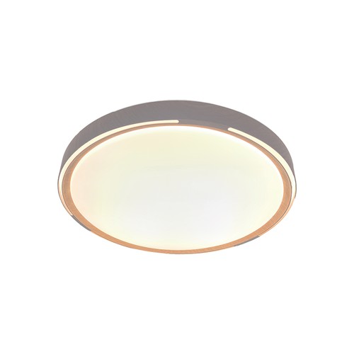 V-Tac 30W/60W/30W LED taklampe med fjernkontroll - 3-i-1 CCT, dimbar, trefinish, designerlampe