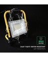 50W LED-lyskaster på stativ - 3m ledning, arbeidslampe, sort hus, IP65, CREE chip, 6 års garanti