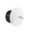 3W LED innfellingsspot til trapper - Rund, hvit, aluminium, IP65, 3000K, inkl. lyskilde