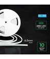 V-Tac 10m 9W/m Neon Flex LED - 24V, IP65, 3000K, varmhvit