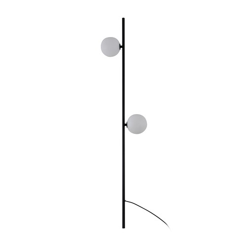 2 stk. 3W LED hagelampe - Sort, IP65, 3000K, inkl. lyskilde