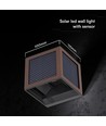 V-Tac 9W Solara vegglampe med sensor, CCT - IP65, Corten, solcelle