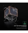 V-Tac 9W Solara vegglampe med sensor, CCT - IP65, Corten, solcelle