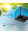 V-Tac 9W Solara vegglampe med sensor, CCT - IP65, Corten, solcelle