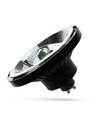 GU10 12W sort LED-spot - AR111