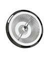 GU10 12W sort LED-spot - AR111