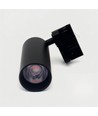 10W 3-faset RA97 skinnespot - Dimbar, 110lm/W, sort
