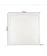 60x60 LED-panel, 30W - RA90, DALI / push dimbar, UGR19, hvit kant