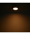 6 stk. 12V downlight - 2,5W, rund, inkl. hullsag og quick connector, til båt mm.