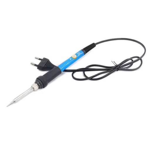 Loddebolt med justerbar temperatur - 60W, sett inkl. holder og 5 loddespisser