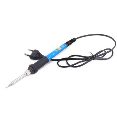 Loddebolt med justerbar temperatur - 60W, sett inkl. holder og 5 loddespisser