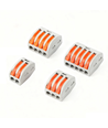 Koblingsklemmer sett 46 stk. - 0,32-2,5 mm² for 2/3/4/5 ledere