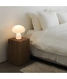 Oppladbar LED sopp bordlampe - Hvit, touch dimbar, CCT, IP54