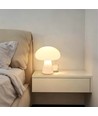 Oppladbar LED sopp bordlampe - Hvit, touch dimbar, CCT, IP54
