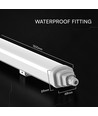 150cm 48W vanntett komplett LED-armatur - 120lm/W, IP65, 4000K, 6 års garanti