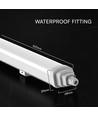60cm 18W vanntett komplett LED-armatur - 120lm/W, IP65, 6500K, Cree chip, 6 års garanti