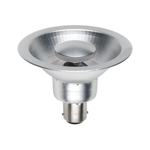 BA15d AR70 9W dimbar LED-pære, 12V - 510lm, 35 grader, grått kabinett