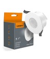 PIR bevegelses- og lyssensor 1200W - Hvit, innebygd sensor