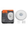 PIR bevegelses- og lyssensor, 800W - Hvit, innebygd sensor