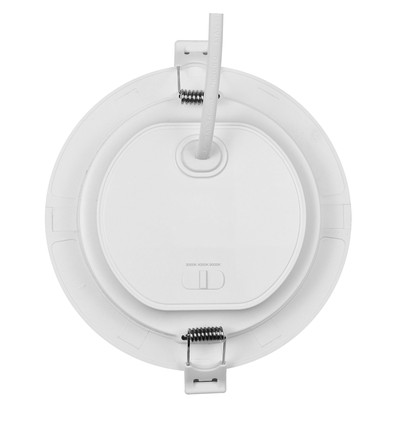 12W Dure 3 innfelt panel - CCT, IP54, Ø14,5cm, rund