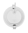 12W Dure 3 innfellingspanel - CCT, IP54, Ø14,5cm, hvit kant, 110 grader, rund