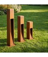 Corten hagelampe - 70 cm, 12W, IP65 utendørs, inkl. lyskilde