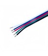20m RGBW Kabel - 5x0,35mm², 12-24V, til LED-strip