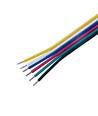 10m RGBCCT Kabel - 6x1,3mm²(16AWG), 12-24V, til LED-strip