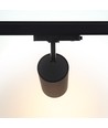 29W 3-faset skinnespot RA98 - 110lm/w, 38 grader, sort