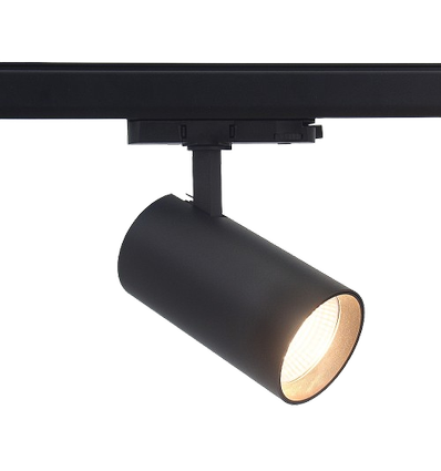 29W 3-faset skinnespot RA98 - 110lm/w, 38 grader, sort