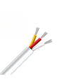 100m CCT-kabel, hvit rund - 3x0,35mm², 12V-24V til LED-strip