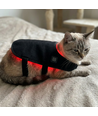 Lysterapi-vest til hund eller katt - Infrarød, 10W, med batteri, 52 x 30 cm