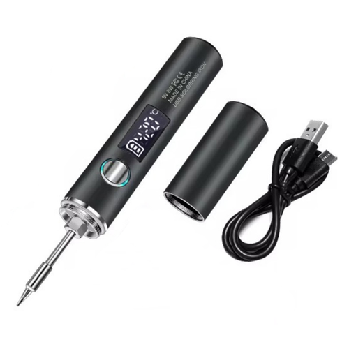 Loddebolt med justerbar temperatur - USB, bærbar