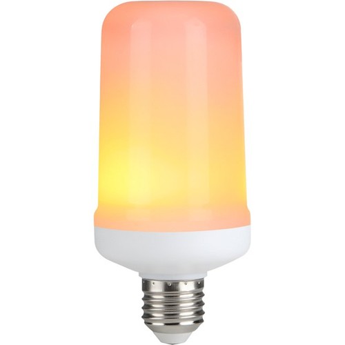 E27 5W LED-pære med flammeeffekt - 14cm, 1500K, flicker flame effect