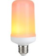 E27 5W LED-pære med flammeeffekt - 14cm, 1500K, flicker flame effect