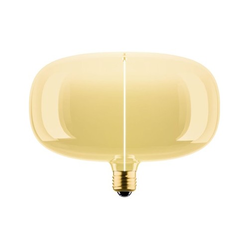 E27 4W Big Flex Magnetic P215 LED-pære - 120lm, 1800K, dimbar, gyllent glass