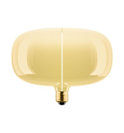 E27 4W Big Flex Magnetic P215 LED-pære - 120lm, 1800K, dimbar, gyllent glass