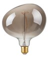 E27 4W LED Filament Flex Snoopy G150 - 130lm, 2200K, dimbar, røykfarget glass