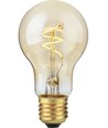 E27 4,2W Slim Flex Filament dimbar LED-pære - 470lm, A60, 2200K, Gold finish