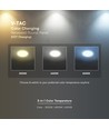 24W Ø17cm Backlit LED innfellingspanel - 3-i-1 CCT, Cree chip, 6 års garanti, rund