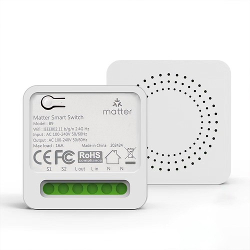 Matter Wifi innbyggingsrelé - 16A, 3680W