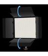 200W LED-lyspanel for foto/video - Barndoors, CCT, 8 effekter